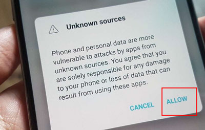 MOD APK ログイン画面
