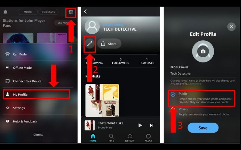 保存をクリック | Amazon Musicプレイリストを共有