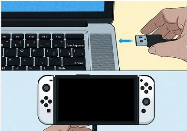 USBケーブルを使用して | ネット フリックス スイッチ