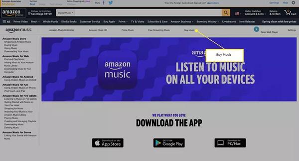 音楽を購入 | Amazon MusicをMP3に変換する