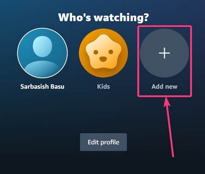 新しいプロフィールを追加する | Amazon Prime でダウンロードしたビデオを共有できますか