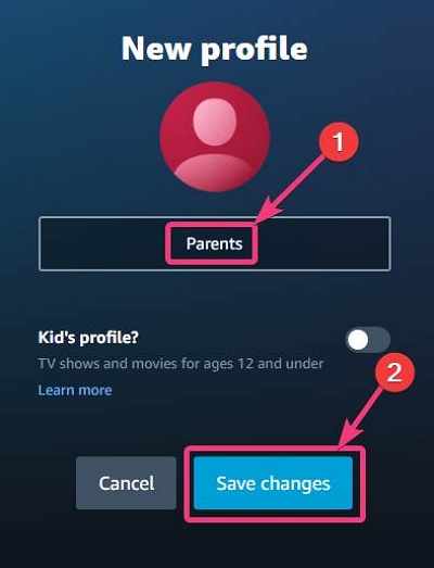 新しいプロフィール | Amazon Prime でダウンロードしたビデオを共有できますか