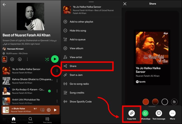 共有を選択 | Spotify のダウンロードはどこに保存されますか