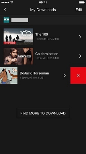 不要なダウンロードを削除する | netflix ダウンロード 保存 先