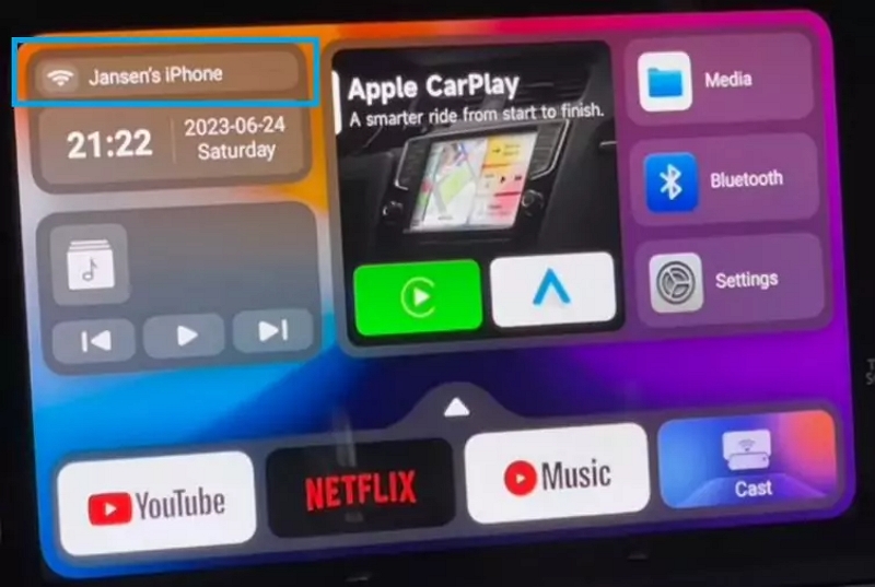 MMB デバイス | Apple CarPlay で Netflix を視聴する方法