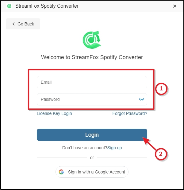 パスワードでStreamFox Spotifyにログイン | パスワードなしでiPadのロックを解除