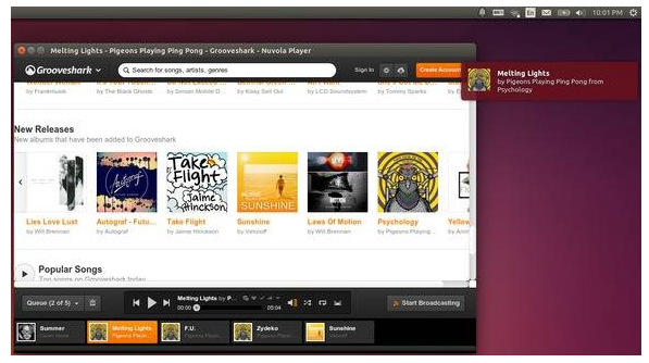 Amazon Web Playerを使用してLinuxで音楽を再生する