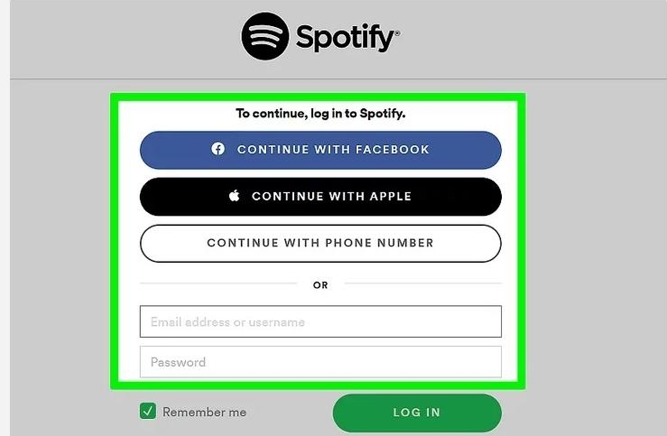 Spotify に再ログイン | Spotify でシャッフル