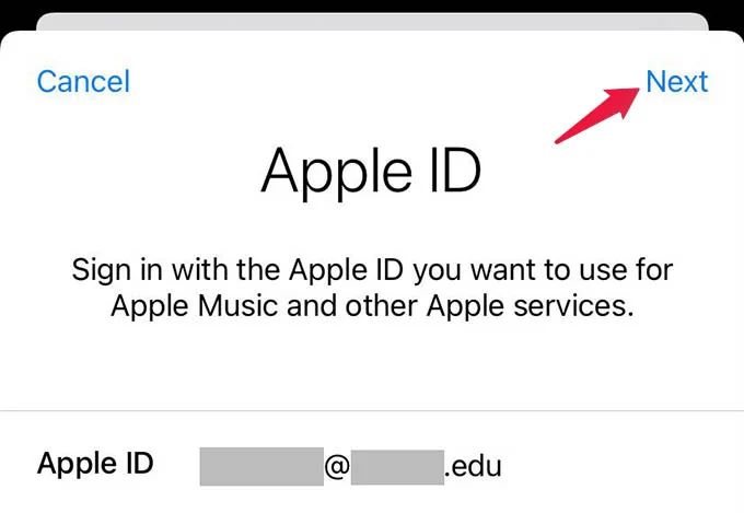 Apple Musicにサインイン | Apple Musicライブラリを共有