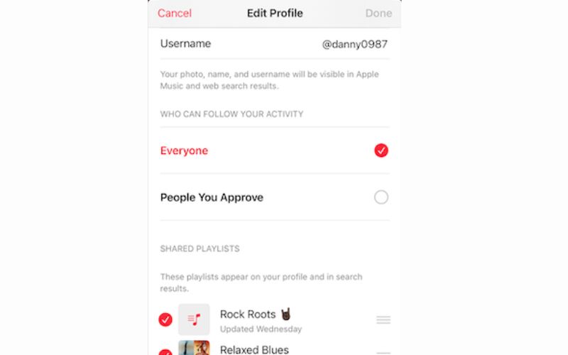 全員を選択 | Apple Musicで共有プレイリストを作成する