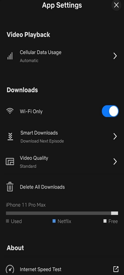 スマートダウンロード | Netflix で映画をダウンロードする方法
