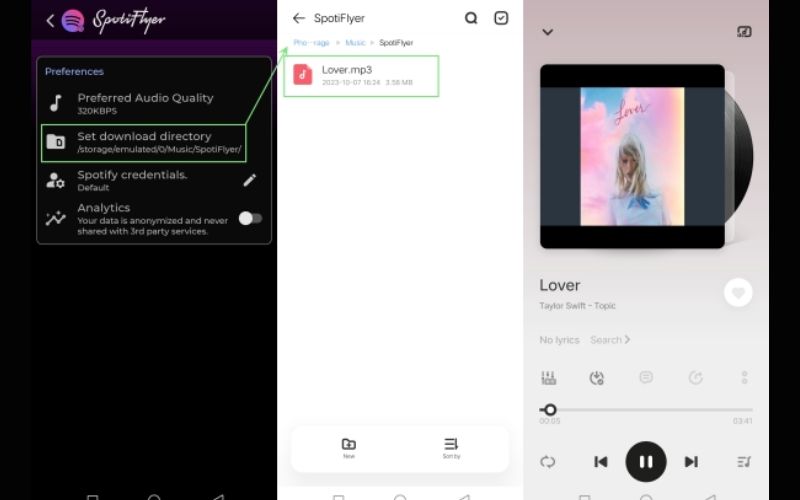 SpotiFlyer でダウンロードしたプレイリストを見つける | Spotify プレイリストをオフラインで携帯電話やコンピューターにダウンロードする