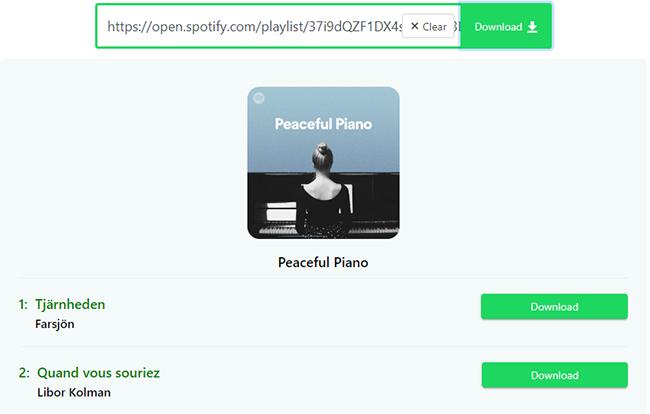 SpotifyMateをダウンロード | Spotifyプレイリストをオフラインで携帯電話またはコンピューターにダウンロード