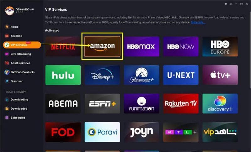 StreamFab Amazon ダウンローダー 2 | アマゾン ビデオ ダウンローダー 無料