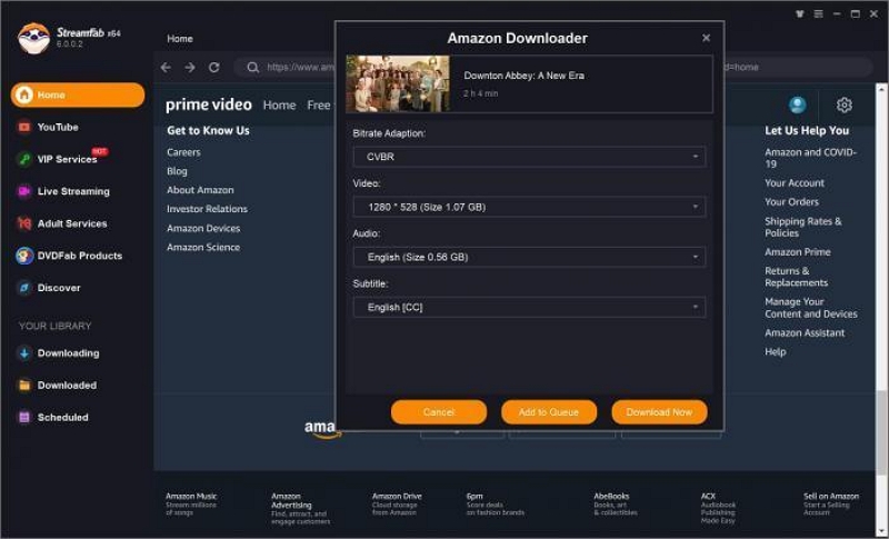 StreamFab Amazon ダウンローダー 3| Amazon ビデオ ダウンローダー 無料