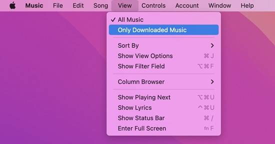 Apple Music のダウンロードを検索 | Mac で Apple Music から曲をダウンロード