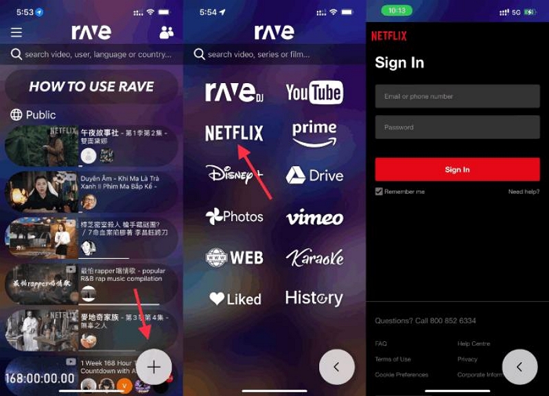 Google Play Store | Netflix動画を画面録画