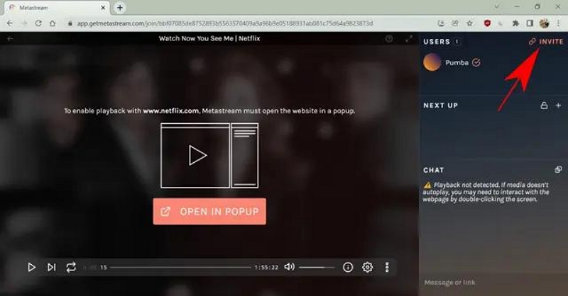 セッションに追加 | 一緒に Netflix を視聴